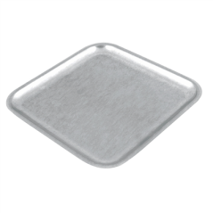 Image ASSIETTES PLATES CARRÉS 'ARTINOX' 20,5x20,5x1 CM ARGENTE INOX (1 UNITÉ) #1