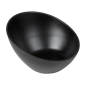 Image BOLS IRRÉGULIERS 'ASAMI WARE'  Ø 16x10,4 CM NOIR MÉLAMINE (6 UNITÉ) #1