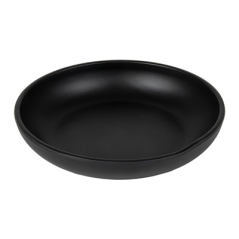 Image ASSIETTES CREUSES 'ASAMI WARE'  Ø 20,5x4 CM NOIR MÉLAMINE (6 UNITÉ) #1