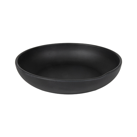 Image ASSIETTES CREUSES 'ASAMI WARE'  Ø 24,5x5,3 CM NOIR MÉLAMINE (6 UNITÉ) #1