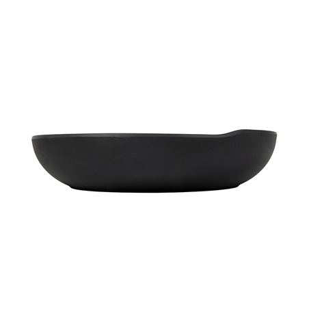 ASSIETTES CREUSES 'ASAMI WARE'  Ø 24,5x5,3 CM NOIR MÉLAMINE (6 UNITÉ)