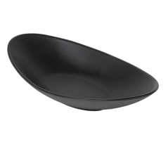 Image BOLS OVALES 'ASAMI WARE' 31,5x16,5x6 CM NOIR MÉLAMINE (6 UNITÉ) #1