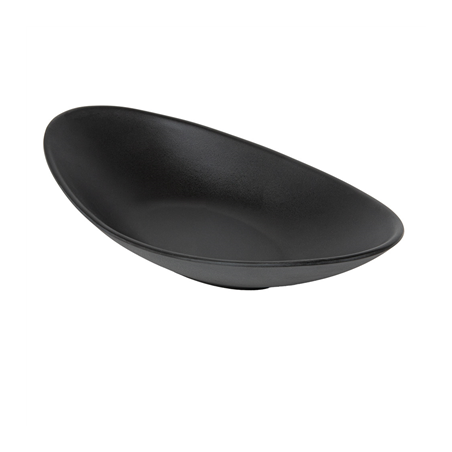 Image BOLS OVALES 'ASAMI WARE'  31,5x16,5x6 CM NOIR MÉLAMINE (6 UNITÉ) #1