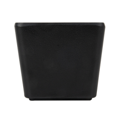 GOBELETS CARRÉS 'ASAMI WARE' 6,8x6,8x5,8 CM NOIR MÉLAMINE (12 UNITÉ)