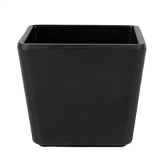 Image GOBELETS CARRÉS 'ASAMI WARE'  6,8x6,8x5,8 CM NOIR MÉLAMINE (12 UNITÉ) #4