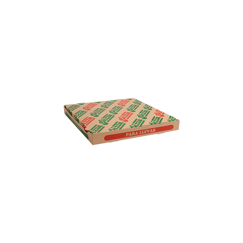 BOÎTES PIZZA 'THEPACK' 330 G/M2 36x36x4 CM NATUREL CARTON ONDULÉ MICROCANAL (100 UNITÉ) BOÎTES PIZZA 'THEPACK' 330 G/M2 36x36x4 CM NATUREL CARTON ONDULÉ MICROCANAL (100 UNITÉ)