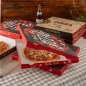Image BOÎTES PIZZA 'PIZZA TIME' 'THEPACK' 330 G/M2 40x40x3,8 CM BLANC CARTON ONDULÉ MICROCANAL (100 UNITÉ) #2