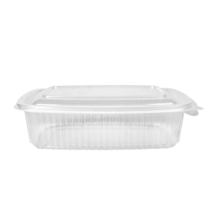 Image RÉCIPIENT AVEC CHARNIÈRE 750 ML 18,7x14,4x5,2 CM TRANSPARENT PP (400 UNITÉ) #4