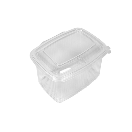 Image RÉCIPIENT AVEC CHARNIÈRE 1000 ML 18,7x14,4x6,4 CM TRANSPARENT PP (400 UNITÉ) #1