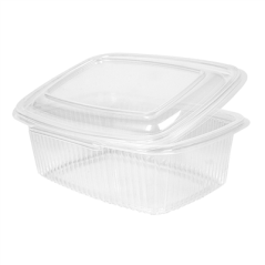 Image RÉCIPIENT AVEC CHARNIÈRE 1000 ML 18,7x14,4x6,4 CM TRANSPARENT PP (400 UNITÉ) #4