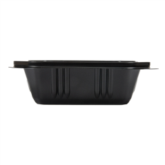 RÉCIPIENT 250 ML 13,9x11,8x4 CM NOIR PP (1200 UNITÉ)