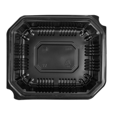 Image RÉCIPIENT 750 ML 19,4x16,4x4,8 CM NOIR PP (600 UNITÉ) #4