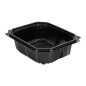 Image RÉCIPIENT 1000 ML 19,4x16,4x6,4 CM NOIR PP (600 UNITÉ) #1