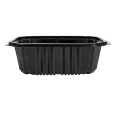 Image RÉCIPIENT 1000 ML 19,4x16,4x6,4 CM NOIR PP (600 UNITÉ) #3
