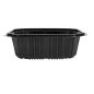 Image RÉCIPIENT 1000 ML 19,4x16,4x6,4 CM NOIR PP (600 UNITÉ) #3