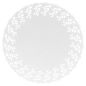 Image DENTELLES RONDES AJOURÉES  53 G/M2 Ø 27 CM BLANC PAPIER (250 UNITÉ) #1