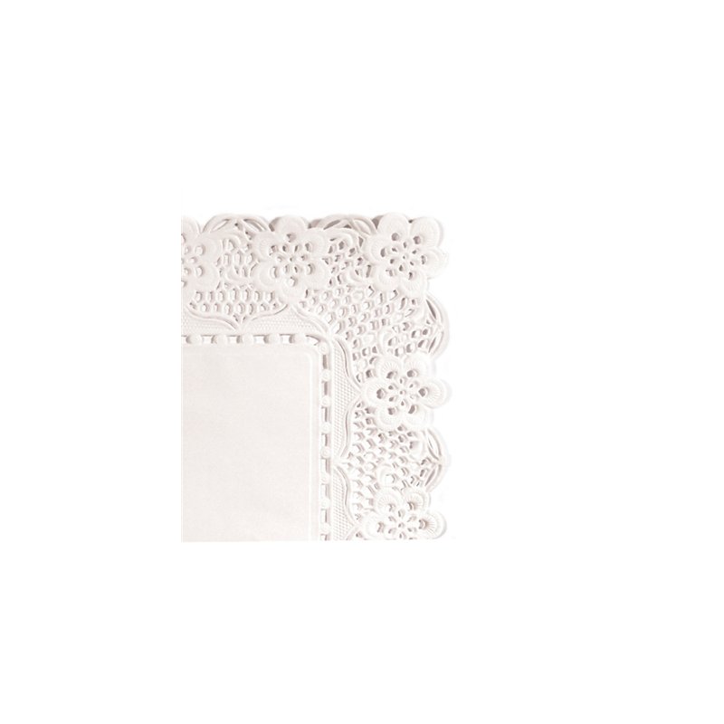 DENTELLES RECTANGULAIRES 53 G/M2 30x18 CM BLANC PAPIER (250 UNITÉ) DENTELLES RECTANGULAIRES 53 G/M2 30x18 CM BLANC PAPIER (250 UNITÉ)