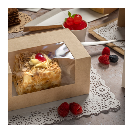 DENTELLES RECTANGULAIRES  53 G/M2 30x18 CM BLANC PAPIER (250 UNITÉ)