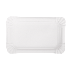 Image PLATEAUX PÂTISSERIE - PETITS  280 G/M2 17,5x11CM BLANC CARTON (250 UNITÉ) #3