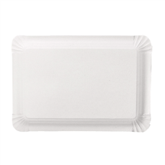 Image PLATEAUX PÂTISSERIE - PETITS  340 G/M2 23x17 CM BLANC CARTON (250 UNITÉ) #3