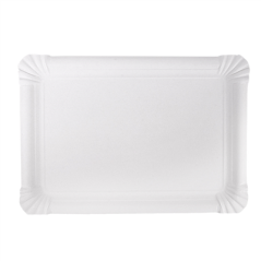 Image PLATEAUX PÂTISSERIE - MOYENS  400 G/M2 30x21 CM BLANC CARTON (125 UNITÉ) #3