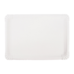 Image PLATEAUX PÂTISSERIE - MOYENS  420 G/M2 33x23 CM BLANC CARTON (125 UNITÉ) #3