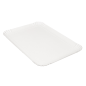 Image PLATEAUX PÂTISSERIE - MOYENS  500 G/M2 42x28 CM BLANC CARTON (25 UNITÉ) #1