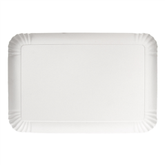 Image PLATEAUX PÂTISSERIE - MOYENS  500 G/M2 42x28 CM BLANC CARTON (25 UNITÉ) #3
