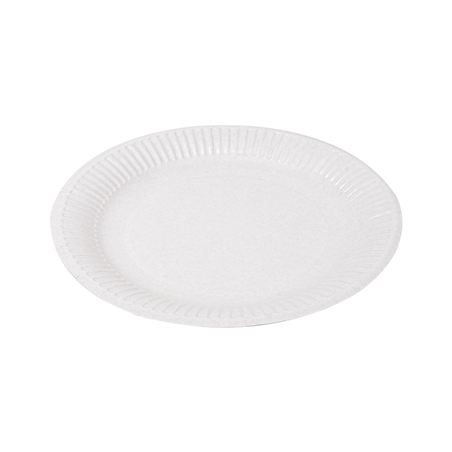 Image PLATEAUX PÂTISSERIE EN RELIEF  300 G/M2 Ø 24 CM BLANC CARTON (100 UNITÉ) #1