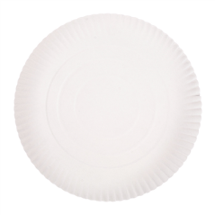 Image PLATEAUX PÂTISSERIE EN RELIEF  420 G/M2 Ø 26 CM BLANC CARTON (50 UNITÉ) #3