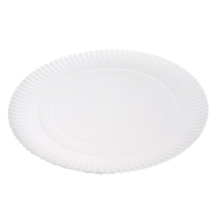 Image PLATEAUX PÂTISSERIE EN RELIEF  500 G/M2 Ø 32 CM BLANC CARTON (50 UNITÉ) #3