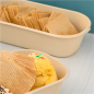 Image LUNCH BOXES 1 COMPART. 'BIONIC' 850 ML 23,5x13,1x4,6 CM NATUREL BAGASSE (500 UNITÉ) #4