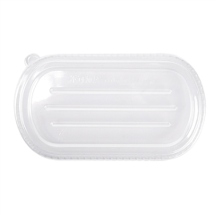 Image COUVERCLES LUNCH BOX 320.52/53 'BIONIC' 850 ML 23,6x13,5x1,3 CM TRANSPARENT PET (500 UNITÉ) #3
