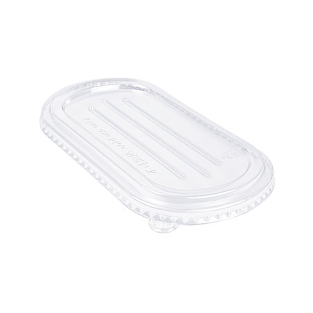 Image COUVERCLES LUNCH BOX 320.54/55 'BIONIC' 1000 ML 22,1x13,3x1,3 CM TRANSPARENT PET (500 UNITÉ) #1