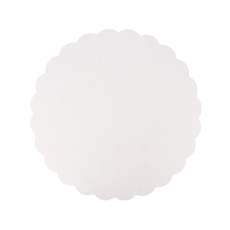 Image DISQUES PLATS PÂTISSERIE  325 G/M2 Ø 29 CM BLANC CARTON (250 UNITÉ) #1