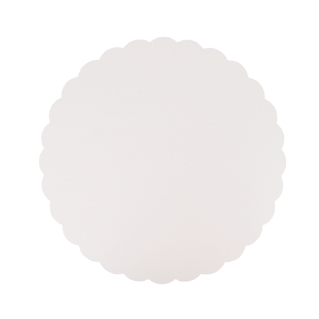 Image DISQUES PLATS PÂTISSERIE  325 G/M2 Ø 32 CM BLANC CARTON (250 UNITÉ) #1