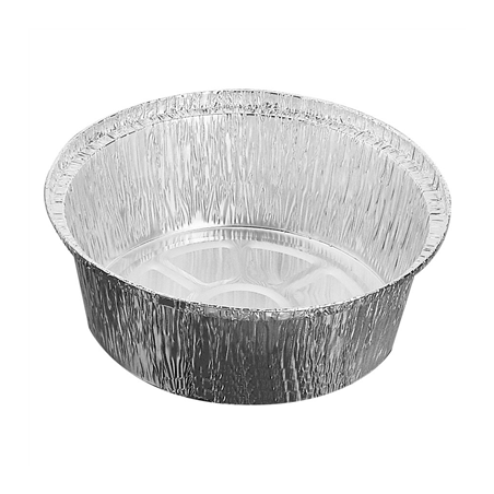 Image RÉCIPIENTS POULETS - PETITS  Ø 21,6x6 CM ALUMINIUM (500 UNITÉ) #1