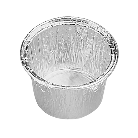 Image RÉCIPIENTS PÂTISSERIE 85 ML Ø 7/6,1x3,8 CM ALUMINIUM (100 UNITÉ) #1