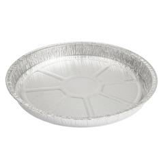 Image RÉCIPIENTS TARTELETTES 900 ML Ø 24,7/23x2,2 CM ALUMINIUM (100 UNITÉ) #1