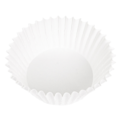 Image CAPSULES 'PETITS FOURS' 50 G/M2 Ø 5x2,7 CM BLANC PARCH.INGRAISSABLE (1000 UNITÉ) #3