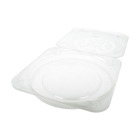 RÉCIPIENTS TARTES ET OMELETTES  Ø 20x4CM TRANSPARENT APET (280 UNITÉ)