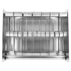 Image DISTRIBUTEUR POUR ÉTIQUETTES 2,5x2,5 CM  23,5x19x11,7 CM ARGENTE METAL (1 UNITÉ) #3