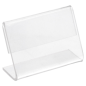Image 10 U. CHEVALETS POUR ÉTIQUETTES  6x4x2,5 CM TRANSPARENT PVC (1 UNITÉ) #1