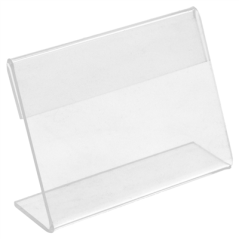 Image 10 U. CHEVALETS POUR ÉTIQUETTES  8x6,5x2 CM TRANSPARENT PVC (1 UNITÉ) #1