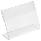 Image 10 U. CHEVALETS POUR ÉTIQUETTES  8x6,5x2 CM TRANSPARENT PVC (1 UNITÉ) #1