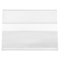 10 U. CHEVALETS POUR ÉTIQUETTES  8x6,5x2 CM TRANSPARENT PVC (1 UNITÉ)