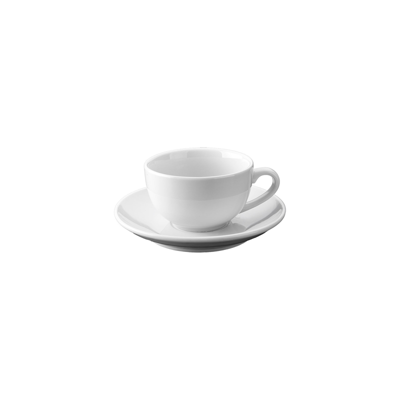 TASSES CAFÉ AU LAIT + COUPELLE 250 ML Ø8,5x7 CM BLANC PORCELAINE (24 UNITÉ) TASSES CAFÉ AU LAIT + COUPELLE 250 ML Ø8,5x7 CM BLANC PORCELAINE (24 UNITÉ)