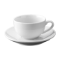TASSES CAFÉ AU LAIT + COUPELLE 250 ML Ø8,5x7 CM BLANC PORCELAINE (24 UNITÉ) Image TASSES CAFÉ AU LAIT + COUPELLE 250 ML Ø8,5x7 CM BLANC PORCELAINE (24 UNITÉ) #1