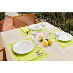 Image ASSIETTES PLATES  Ø 23 CM BLANC PORCELAINE (36 UNITÉ) #4