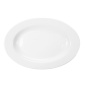 Image PLATS OVALES  30,5 CM BLANC PORCELAINE (12 UNITÉ) #1
